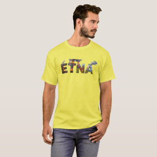 Aktiver Vulkan Ätna Italien Mächtiges Naturwunder T-Shirt