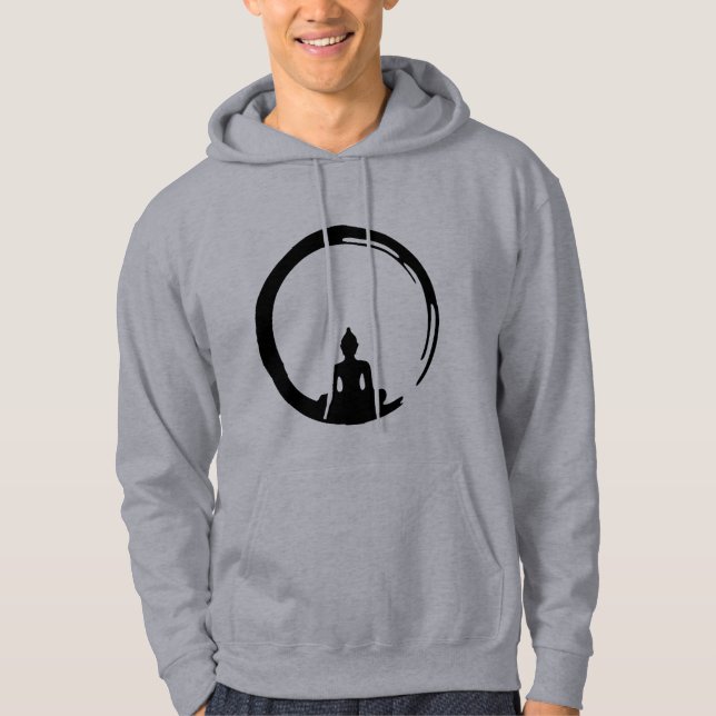Aktives Abnutzungs-T-Shirt Buddhas Hoodie (Vorderseite)