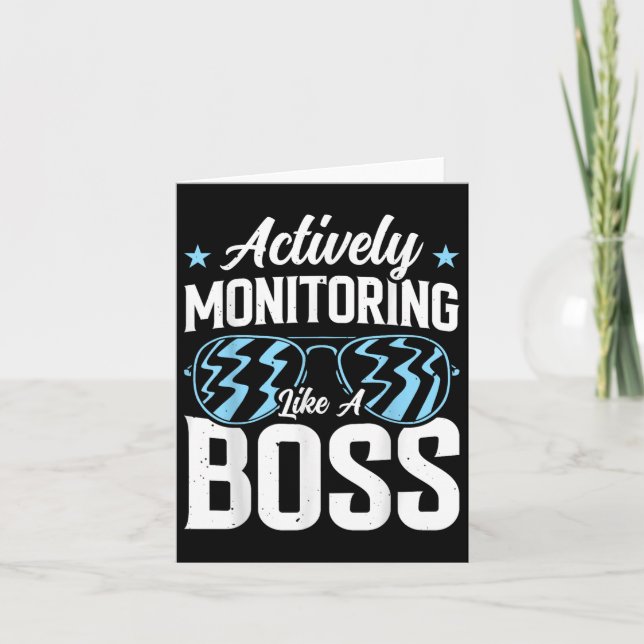 Aktives Monitoring wie ein Boss Karte (Vorderseite)