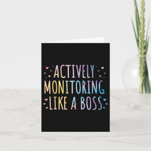Aktives Monitoring wie ein Boss Staat Testteam Karte