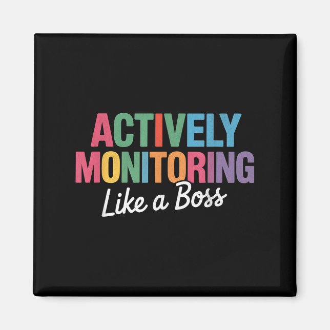 Aktives Monitoring wie ein Boss Staat Testteam Magnet (Vorne)