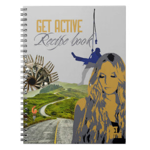 Aktives Rezept - leeres Notebook Notizblock