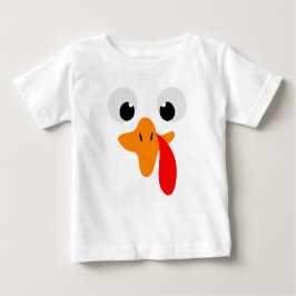 Aktives türkisches Gesicht, Erntedank Baby T-shirt