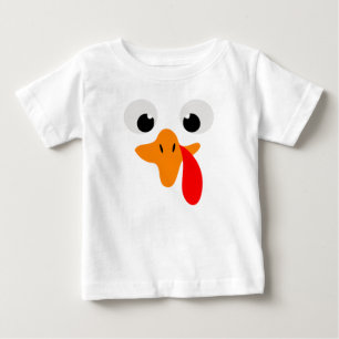 Aktives türkisches Gesicht, Erntedank Baby T-shirt