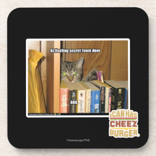 Aktivierende geheime Raum-Tür Getränkeuntersetzer