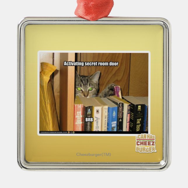 Aktivierende geheime Raum-Tür Ornament Aus Metall (Vorne)