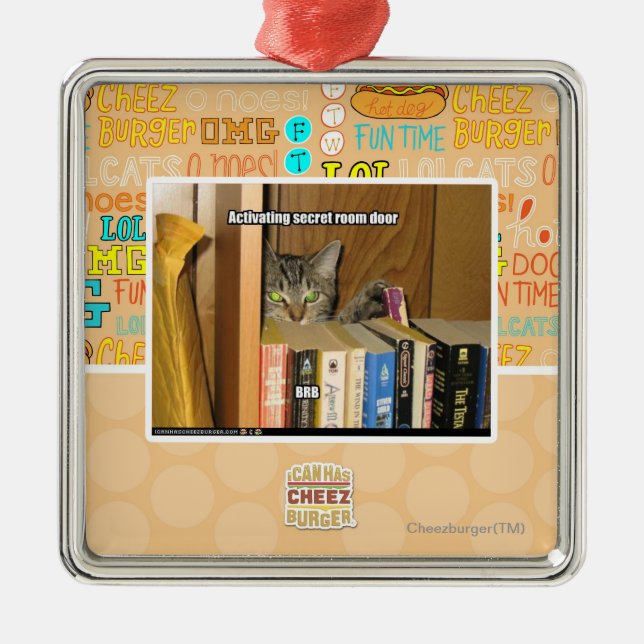 Aktivierende geheime Raum-Tür Ornament Aus Metall (Vorne)