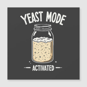 Aktiviertes Backen im Hefemodus Koch Magnetkarte