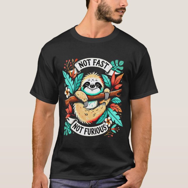 Aktivierung des Kühlmodus - Sloth-T - Shirt (Vorderseite)