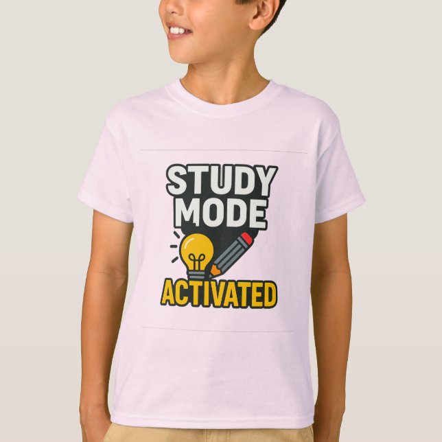 Aktivierung des Studienmodus ・ Schüler und Lehrer T-Shirt (Vorderseite)