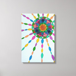 Aktivierung von Joy Healing Mandala Leinwand Druck