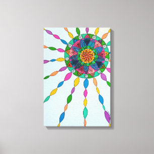 Aktivierung von Joy Healing Mandala Leinwand Druck