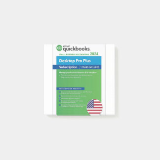 Aktivierung von Quickbooks Desktop Pro 2024-Lebens Post-it Klebezettel