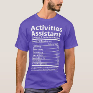 Aktivitäten Assistant Nutritional and Undeniable F T-Shirt