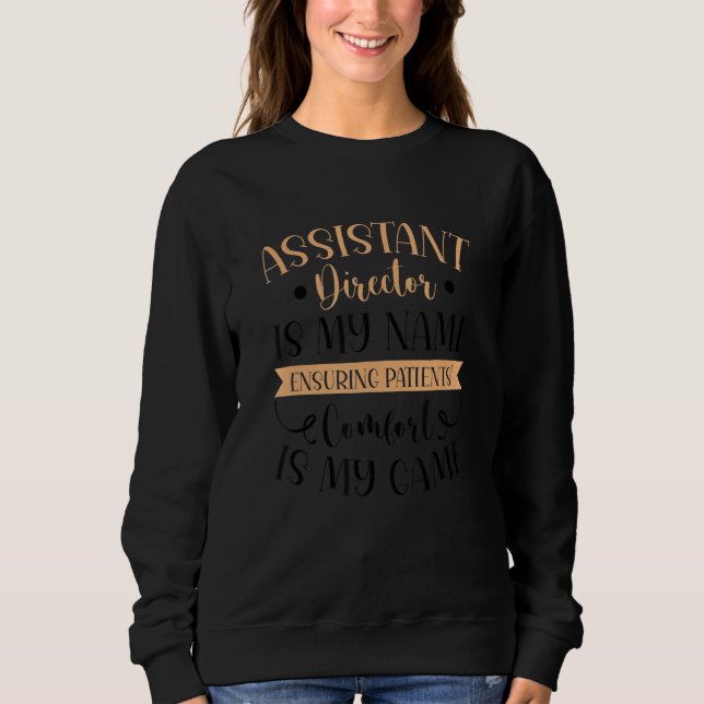 Aktivitätshilfe Assistent Regisseur 2 Sweatshirt (Vorderseite)