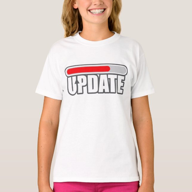 AKTUALISIEREN T-Shirt (Vorderseite)