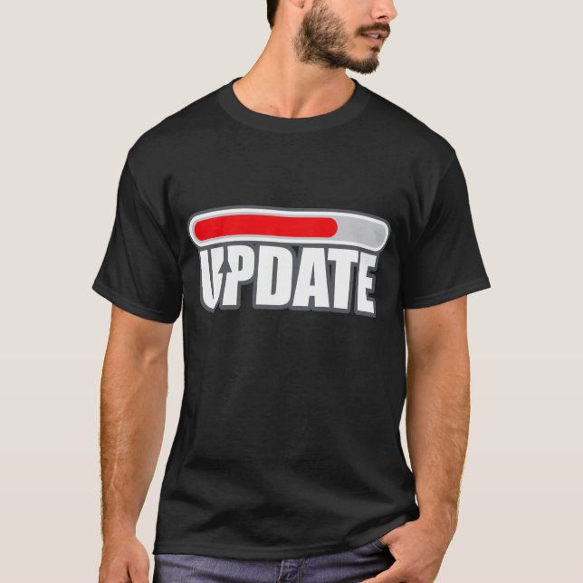 AKTUALISIEREN T-Shirt (Vorderseite)