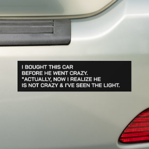 Aktualisiert Ich habe dieses Auto gekauft, bevor e Autoaufkleber