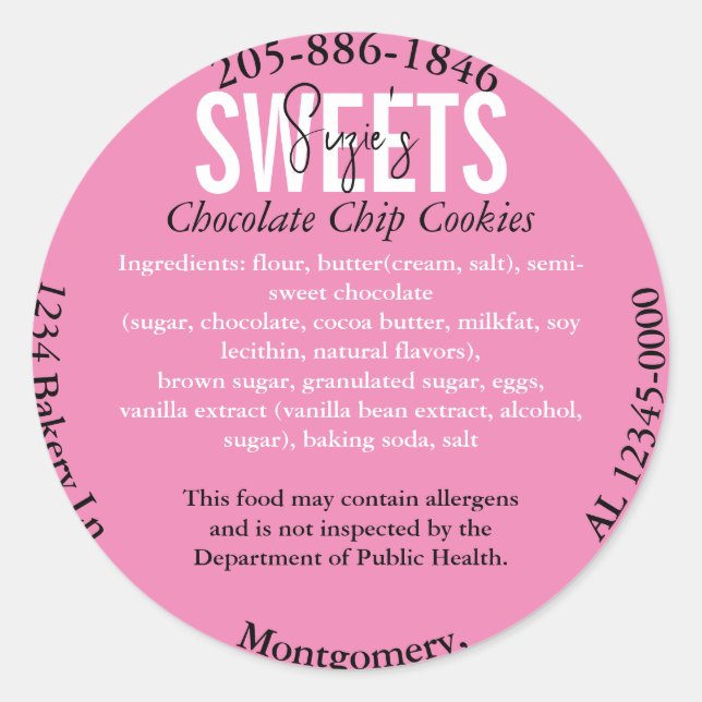 Aktualisiertes ALABAMA Staat Hütte - Inhaltsverzei Runder Aufkleber (Vorderseite)