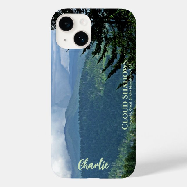 Aktualisiertes Custom Kuwohi Smoky Mountains Foto Case-Mate iPhone Hülle (Rückseite)