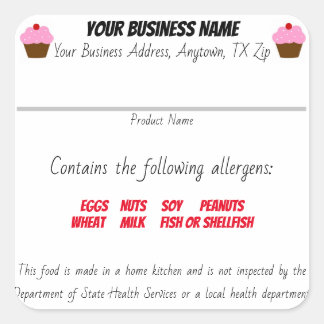 Aktualisiertes Texas-Hütte-Gesetz Quadratischer Aufkleber