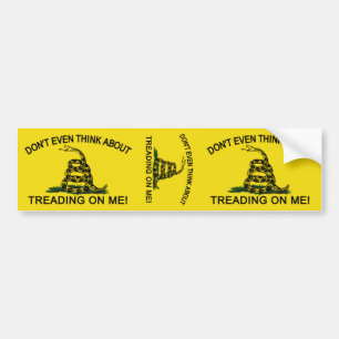 Aktualisierung der Gadsden-Flagge Autoaufkleber