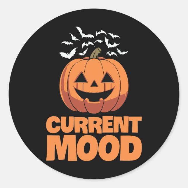 Aktuelle Motivation Pumpkin Halloween Sticker (Vorderseite)