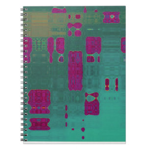 Aktuelle MVB Abstrakt Blue Lila Notebook Notizblock