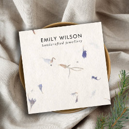 AKTUELLE PETAL HANDMADE PAPIER STUD EARRING ANZEIG QUADRATISCHE VISITENKARTE