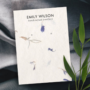 AKTUELLE PETAL HANDMADE PAPIER STUD EARRING ANZEIG VISITENKARTE