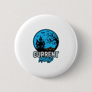 Aktuelle Stimmung Halloween Vintage Gravur Vektor_ Button