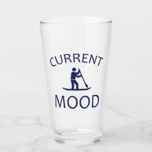 Aktuelle Stimmung steht auf Paddeln Glas