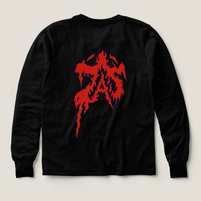 Akumakaze Damen Velours-Shirt (Design Rückseite)