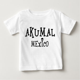 Akumal Mexico Design - Baby Fine Jersey T - Shirt