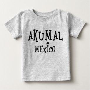 Akumal Mexico Design - Baby Fine Jersey T - Shirt
