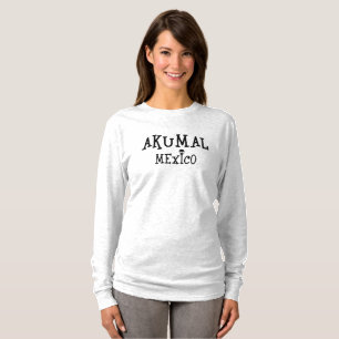 Akumal Mexico Design - Basic Long Sleeve T - Shirt