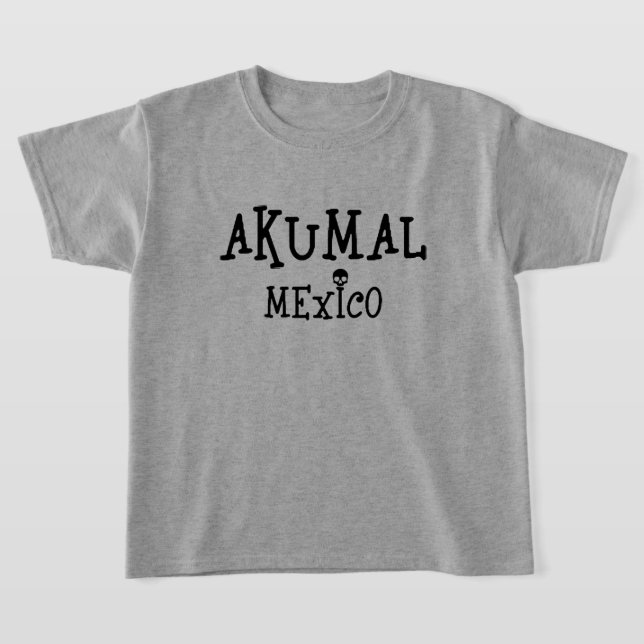 Akumal Mexico Design - Der T - Shirt für Mädchen (Ablage )