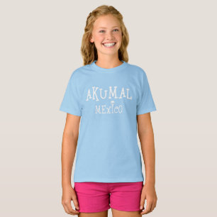 Akumal Mexico Design - Der T - Shirt für Mädchen