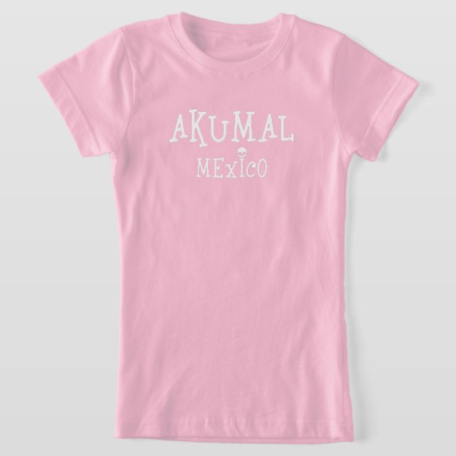 Akumal Mexico Design - Girls' Fine Jersey T - Shir T-Shirt (Ablage )
