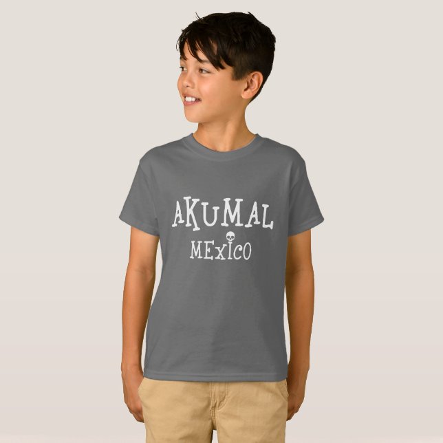 Akumal Mexico Design - Kids' Basic T - Shirt (Vorne ganz)