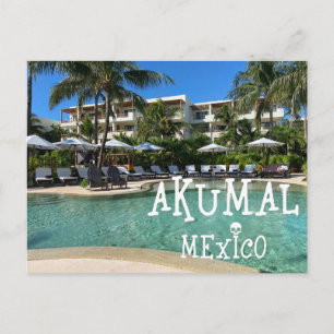 Akumal Mexico Design - Standard Postcard Postkarte