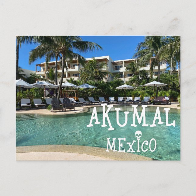 Akumal Mexico Design - Standard Postcard Postkarte (Vorderseite)