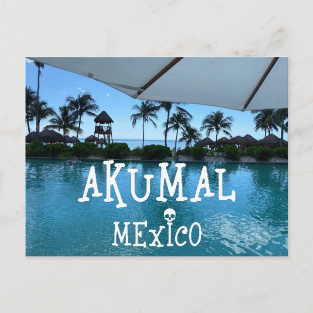 Akumal Mexico Design - Standard Postcard Postkarte (Vorderseite)