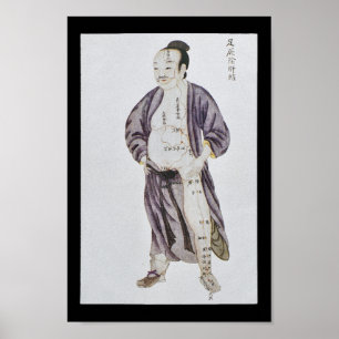 Akupunktur Lever Meridian Foot Jueyin Poster