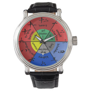 Akupunktur-Organ-Uhr-Uhr Armbanduhr