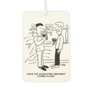Akupunkturbehandlung Cartoon Autolufterfrischer