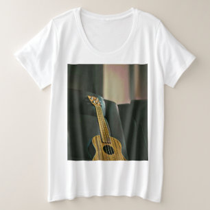 Akustik-Bass E-Gitarre-Geschenk Große Größe T-Shirt