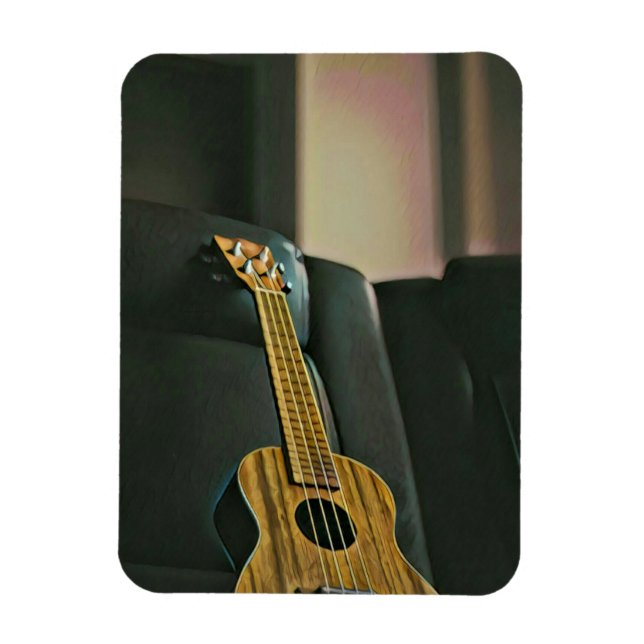 Akustik-Bass E-Gitarre-Geschenk Magnet (Vertikal)