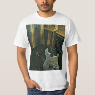 Akustik-Bass E-Gitarre-Geschenk T-Shirt
