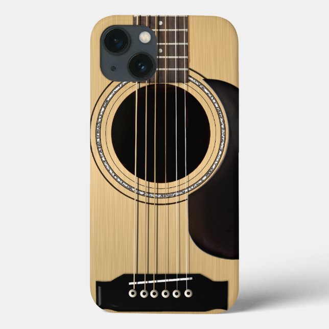 Akustikgitarre Case-Mate iPhone Hülle (Rückseite)